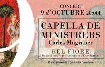 Fundación Bancaja ofrece un concierto de Capella de Ministrers con motivo de la celebración del 9 d’Octubre